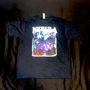Nebula Graphic T-Shirt - Black and Blue